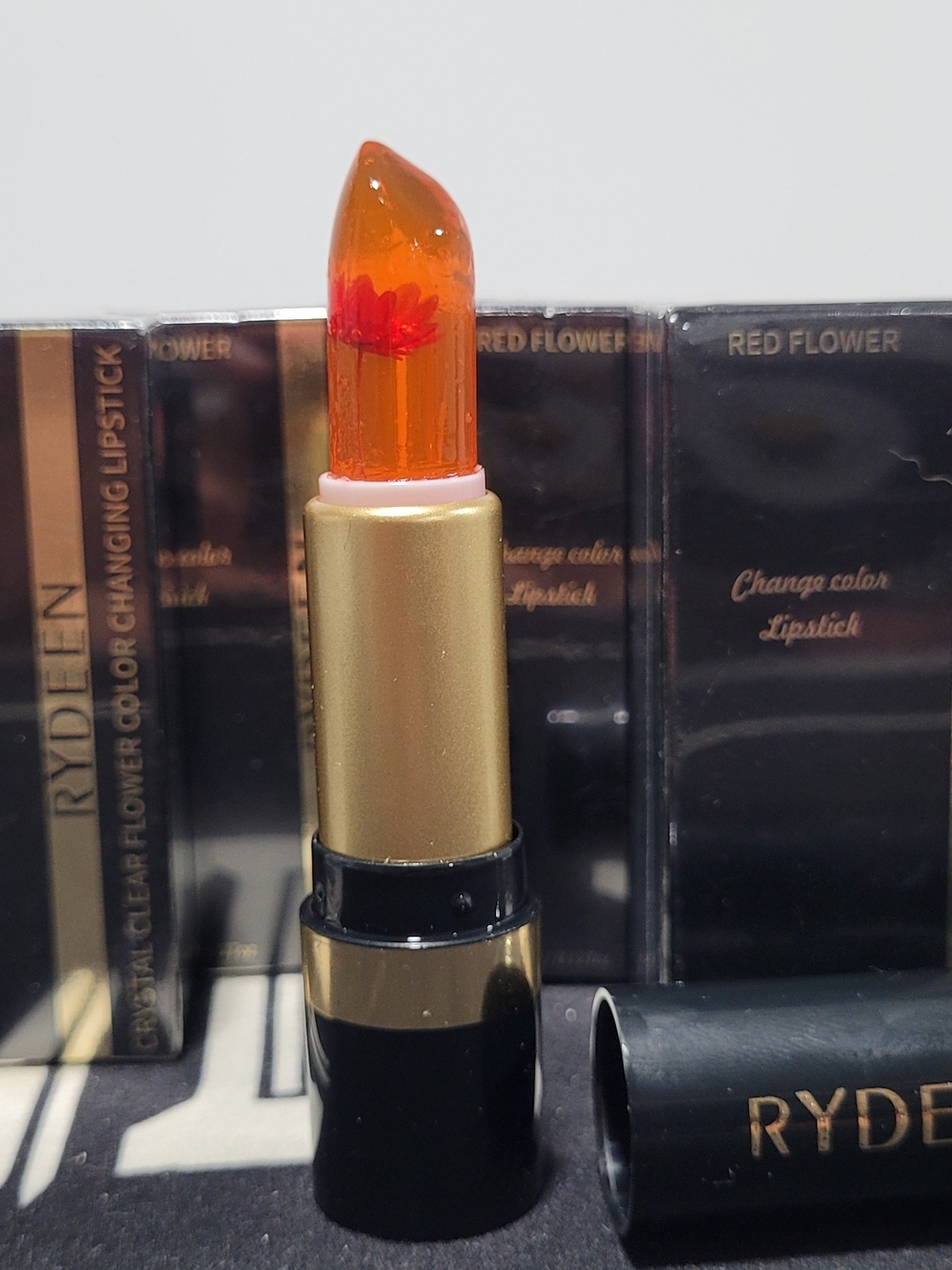 Orange Clear Flower Color-Changing Lipstick